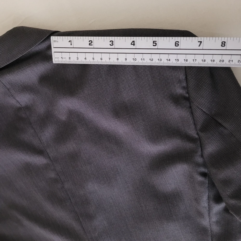 42L Burberry London Dark Brown Houndstooth Wool Blazer‎ Luxury Y2K 90s